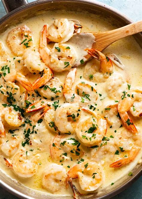 creamy-garlic-prawns-shrimp image