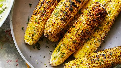 grilled-corn-with-herb-butter-recipe-bon-apptit image
