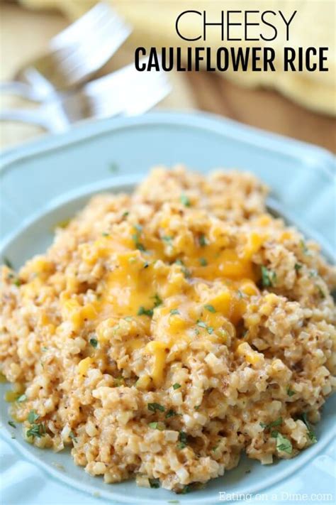 easy-cheesy-cauliflower-rice-recipe-eating-on-a-dime image