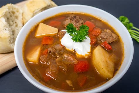 german-goulash-soup-gulaschsuppe-in-a-slow-cooker image