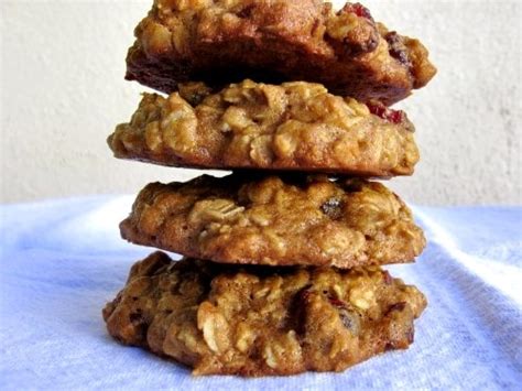 low-fat-applesauce-oatmeal-cookies-recipe-simple image