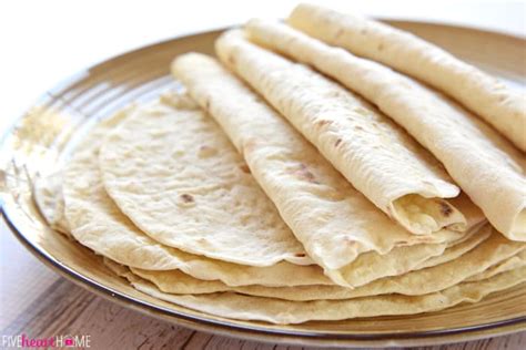 easy-homemade-flour-tortillas-soft-fivehearthome image