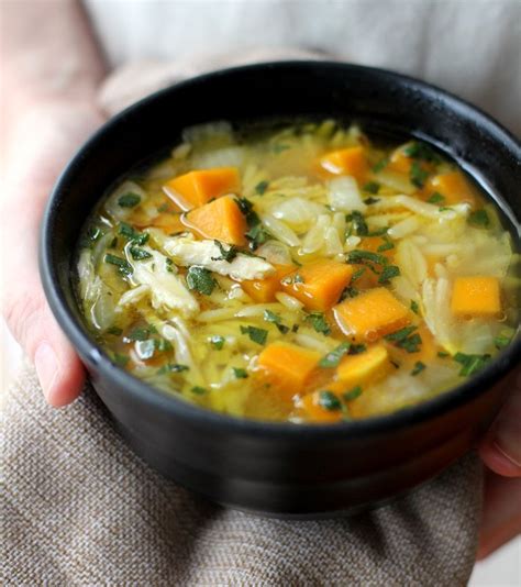 chicken-butternut-squash-and-orzo-soup-inquiring image