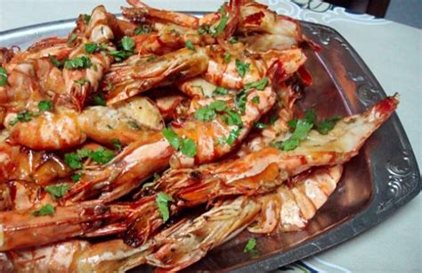 portuguese-spicy-grilled-shrimp-recipe-yumsterca image
