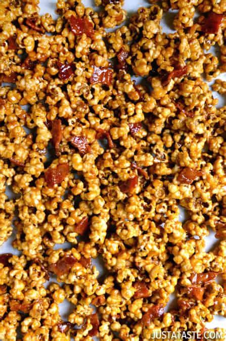 homemade-caramel-popcorn-with-bacon-just-a-taste image
