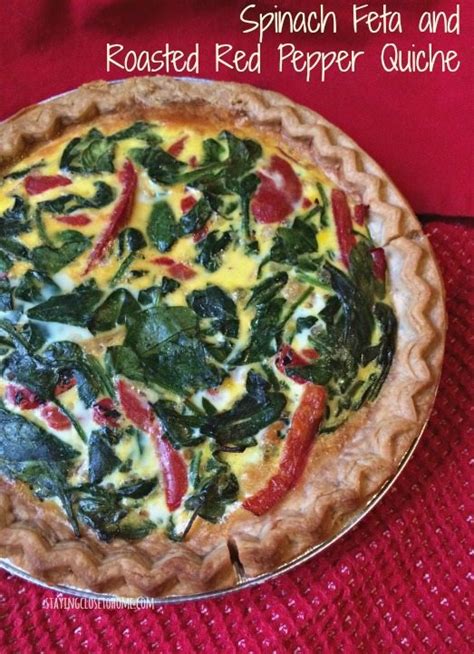 roasted-red-pepper-feta-and-spinach-quiche image