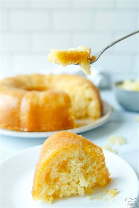 easy-pineapple-bundt-cake-butter-with-a-side-of-bread image