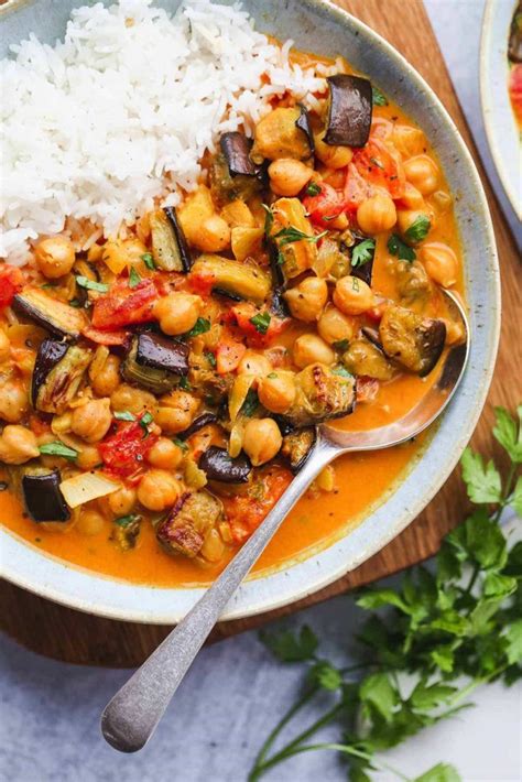 aubergine-and-chickpea-curry-little-sunny-kitchen image