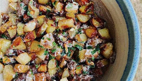 the-most-perfect-garlic-roasted-potato-salad image