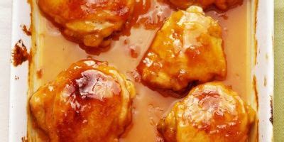 apricot-dijon-glazed-chicken-recipe-delishcom image