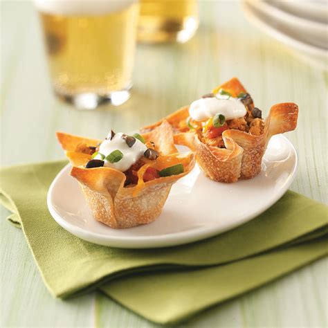 chicken-taco-cups-recipe-how-to-make-it-taste-of-home image