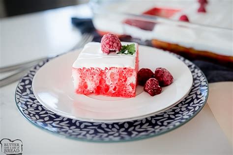 raspberry-jello-poke-cake-butter-with-a-side-of-bread image