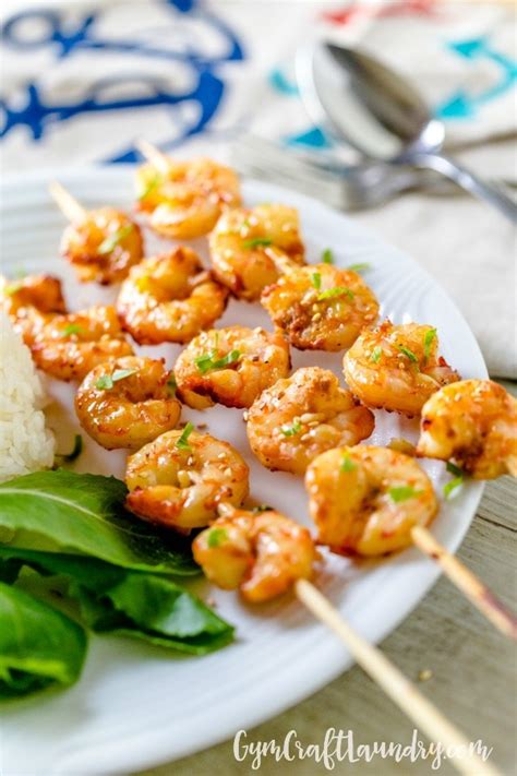 quick-and-savory-ginger-garlic-shrimp-skewers-gym image
