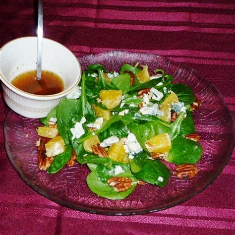 spinach-orange-salad-whoney-lime-dressing image