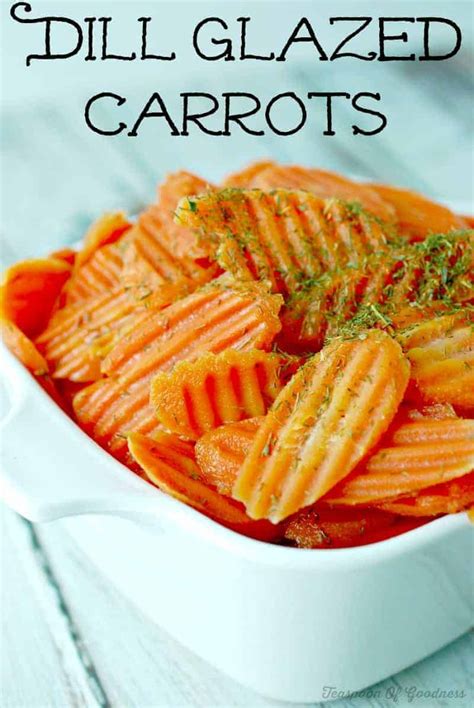 dill-glazed-carrots-teaspoon-of-goodness image