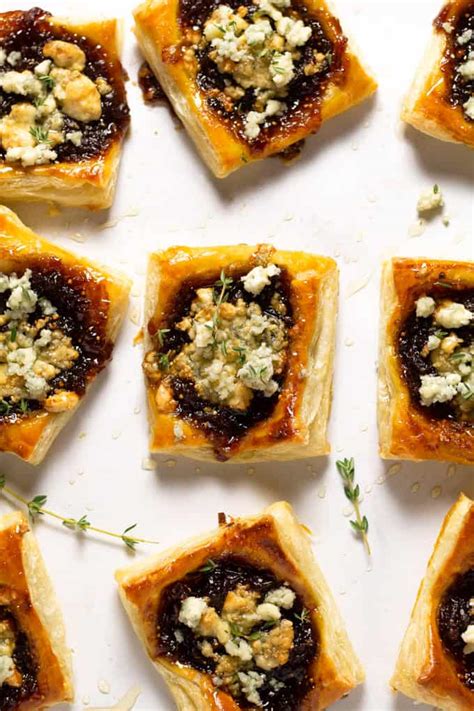 caramelized-onion-tarts-with-blue-cheese-midwest-foodie image