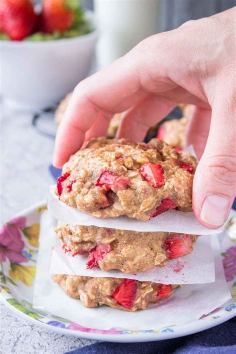 strawberry-oatmeal-cookies-natalies-health image