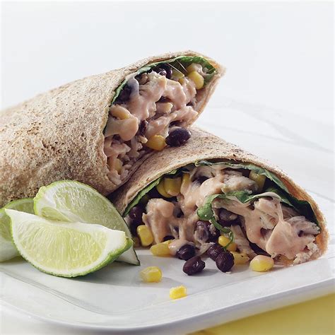 barbecued-chicken-burritos-recipe-eatingwell image