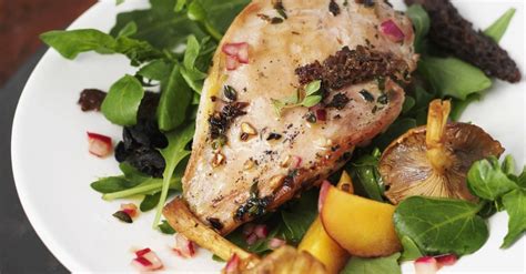 pan-fried-pheasant-with-autumn-salad-recipe-eat image