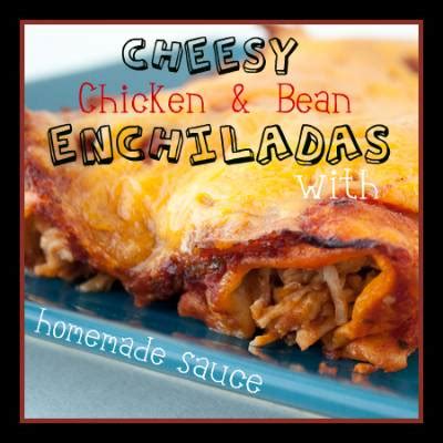 cheesy-chicken-and-bean-enchiladas-allfoodrecipes image