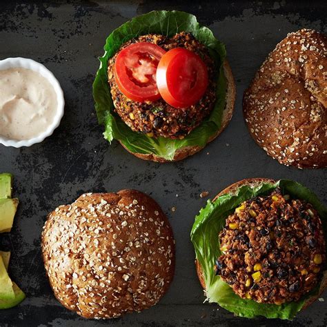 black-bean-and-quinoa-veggie-burgers-recipe-on image