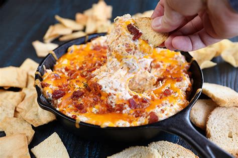 cheesy-chicken-bacon-ranch-dip-southern-bite image
