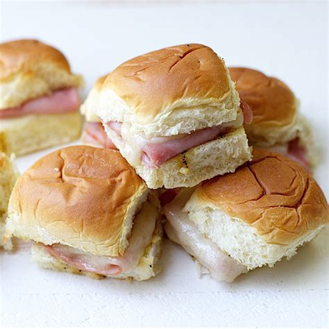 baked-ham-and-cheese-mini-sandwiches image
