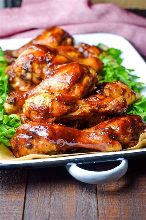 oven-baked-bbq-chicken-drumsticks-soulfully-made image
