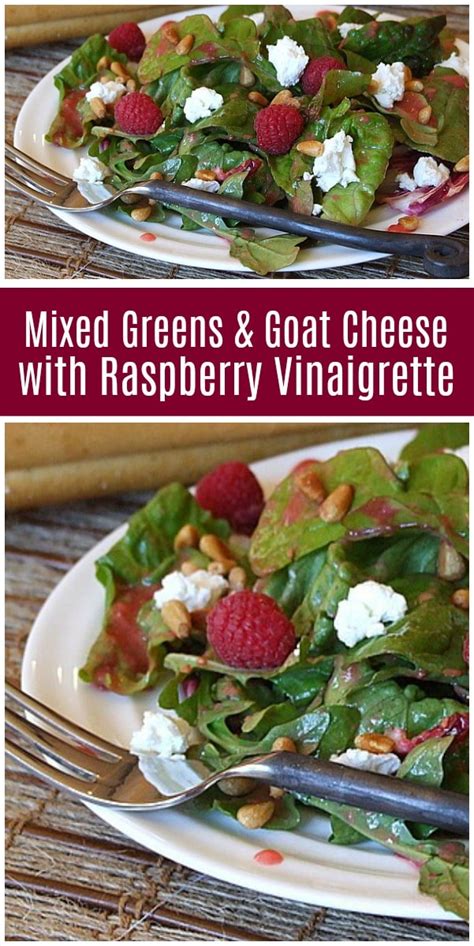 goat-cheese-salad-with-raspberry-vinaigrette-recipe-girl image