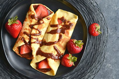 coconut-flour-crepes-drizzled-in-homemade-nutella image
