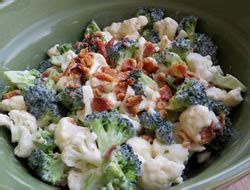 broccoli-cauliflower-and-bacon-salad image