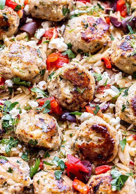 greek-meatballs-and-orzo-skillet-recipe-runner image