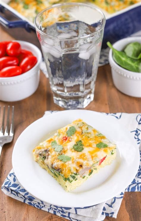 easy-vegetable-egg-bake-a-kitchen-addiction image