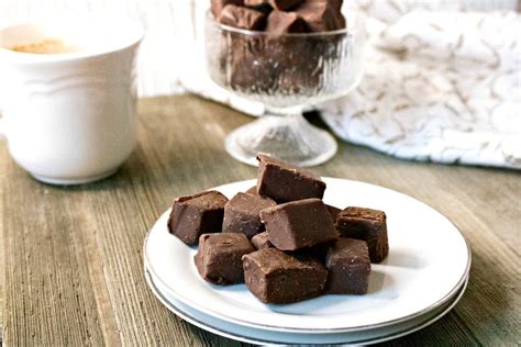 easy-4-ingredient-microwave-chocolate-fudge-rachel image