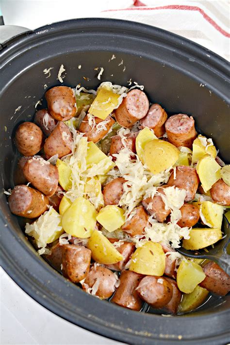 polish-sausage-sauerkraut-and-potatoes image