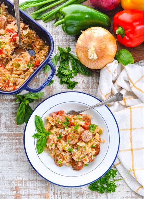dump-and-bake-italian-sausage-recipe-with-rice-the image