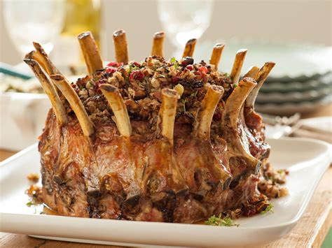 recipe-crown-roast-of-pork-with-wild-rice-stuffing image