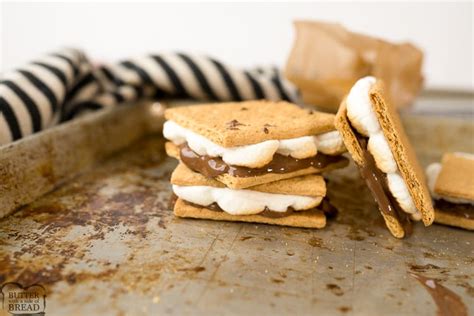 smores-in-the-oven-butter-with-a-side-of-bread image