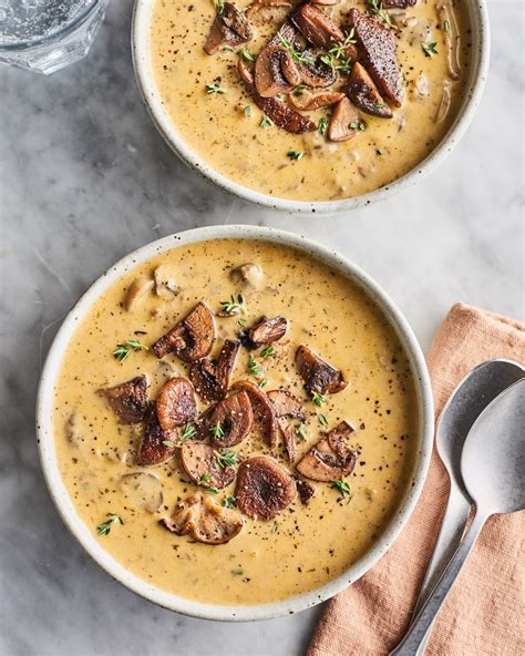creamy-satisfying-mushroom-soup-kitchn image