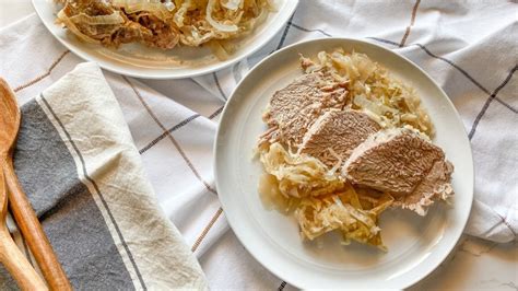 slow-cooker-pork-and-sauerkraut-with-apples image