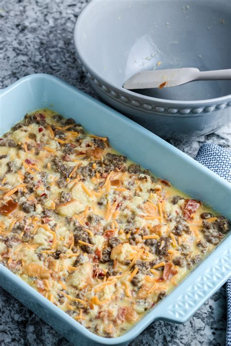 breakfast-casserole-with-bacon-and-sausage image