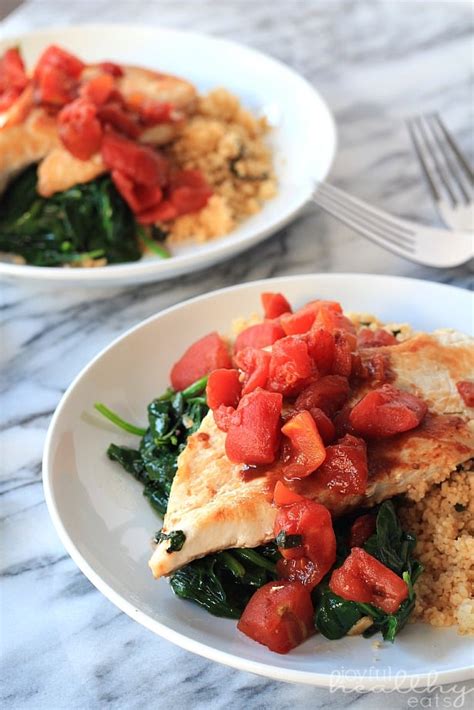 balsamic-chicken-with-baby-spinach-easy-chicken image