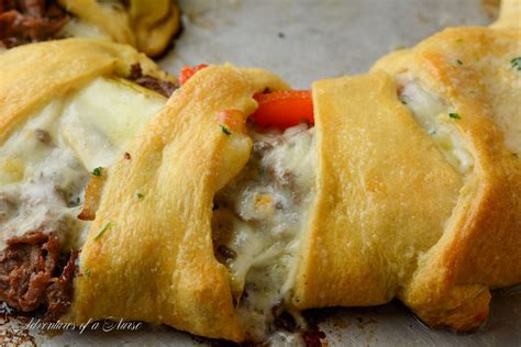 the-best-philly-cheesesteak-crescent-ring image
