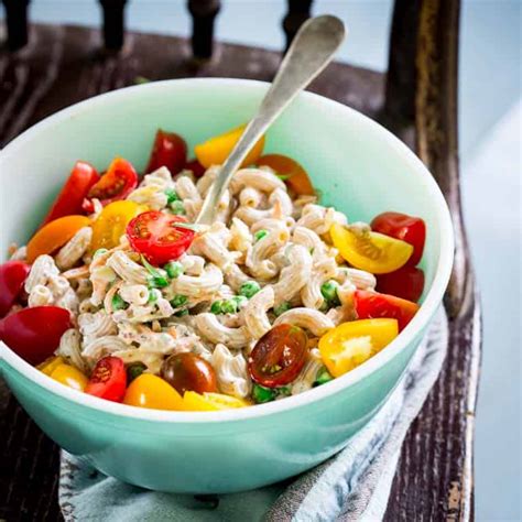 healthy-macaroni-salad-with-greek-yogurt-healthy image