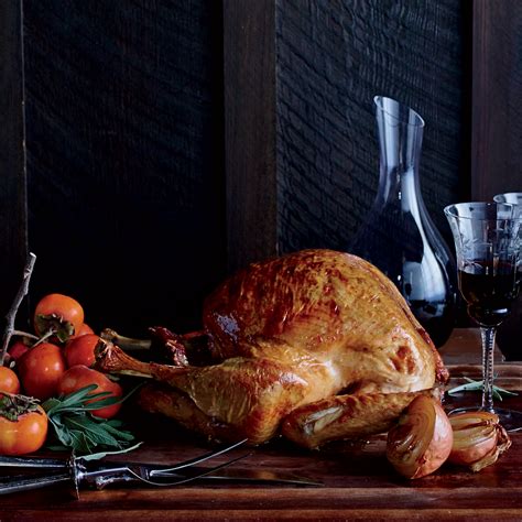 roast-turkey-with-polenta-stuffing-recipe-food-wine image