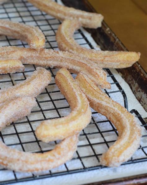 easy-churros-with-vanilla-icing-for-dipping-sauce image