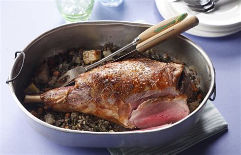 slow-cooked-lamb-with-lentils-garlic-rosemary image