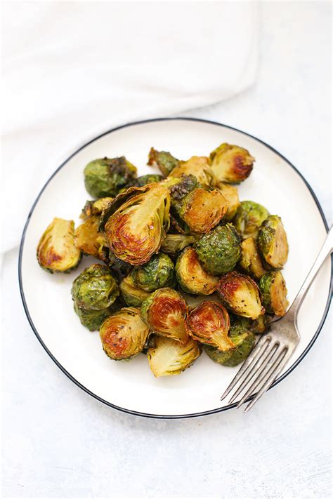 roasted-maple-dijon-brussels-sprouts-vegan-paleo image