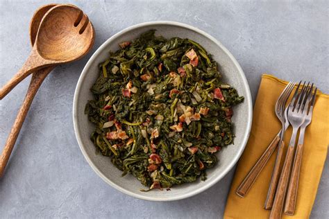 simple-southern-mustard-greens-recipe-with-bacon image