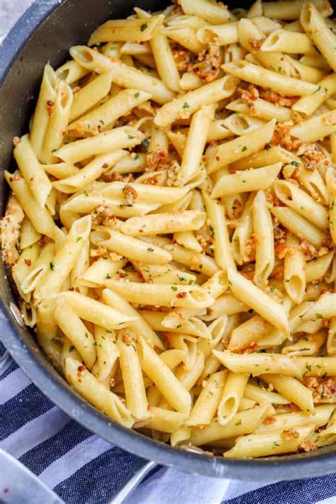 5-ingredient-parmesan-garlic-penne-the-diary-of-a-real image